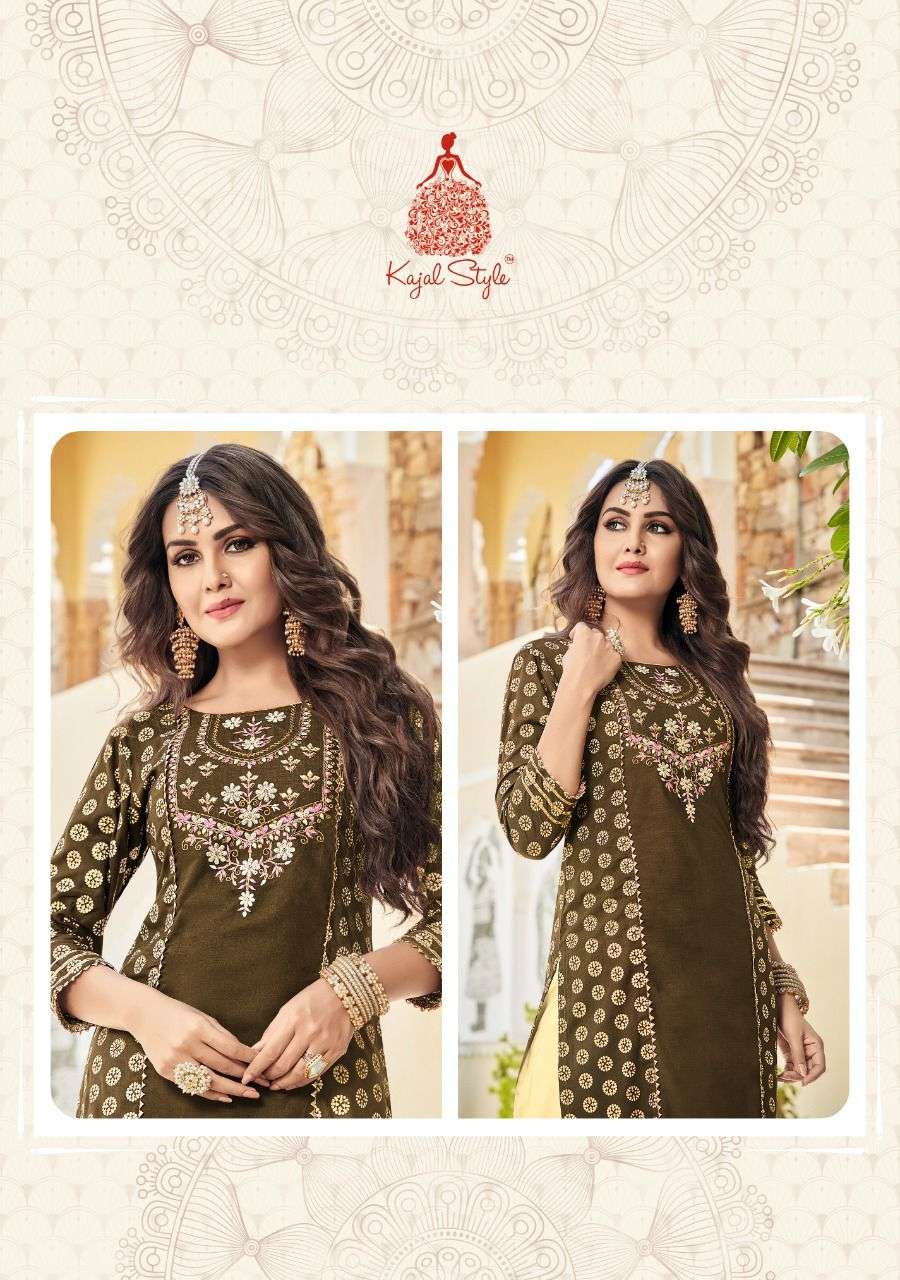 KAJAL STYLE PRESENT FASHION LABEL VOL 10 KURTI WITH PANT & FLAIR PLAZO & SHARARA SET