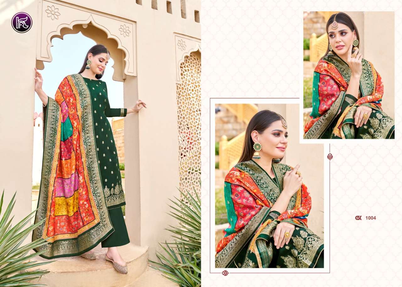 KALA JAQUARD VOL 5 PRESENT KALA FASHION FANCY SUIT KURTI PANT WITH DUPATTA SET