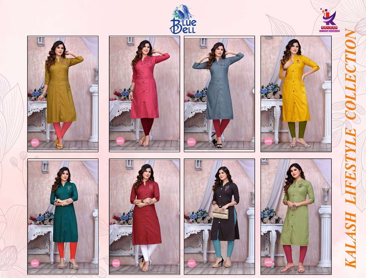 KALASH LIFESTYLE PRESENT BLUE BELL STRAIGHT SHERWANI KURTA COLLETION