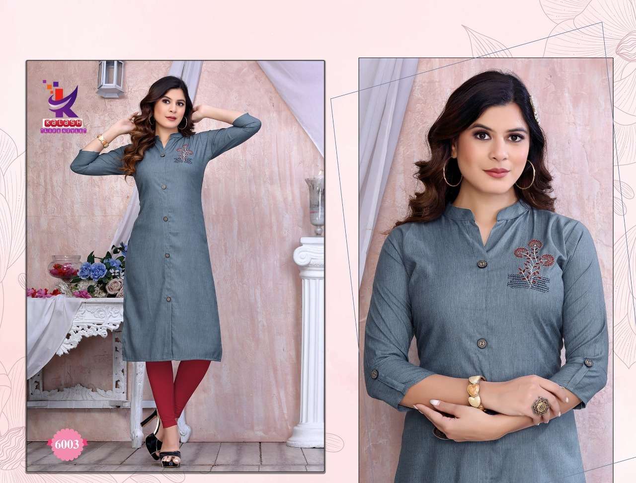 KALASH LIFESTYLE PRESENT BLUE BELL STRAIGHT SHERWANI KURTA COLLETION