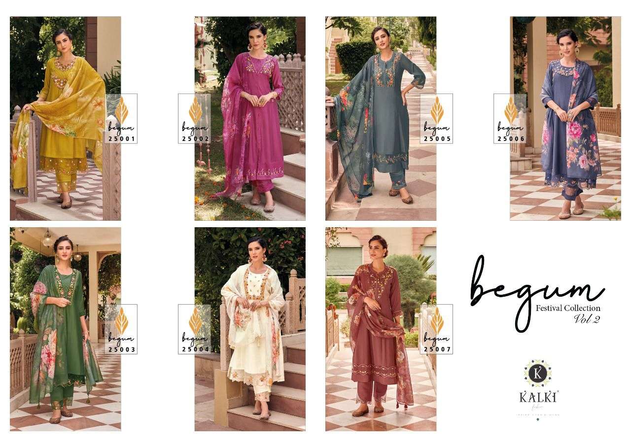 KALKI FASHION PRESENT BEGUM VOL 2 SUMMER WEAR COLLECTION