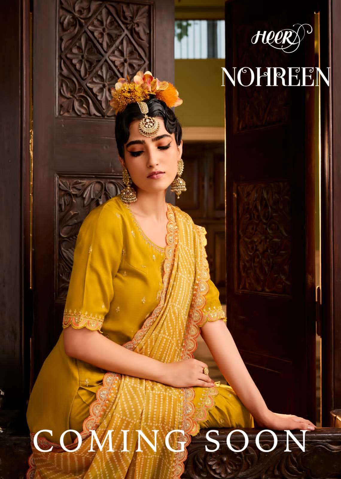 KIMORA PRESENT HEER VOL 136 UNSTITCHED KURTI PLAZO WITH DUPATTA SET