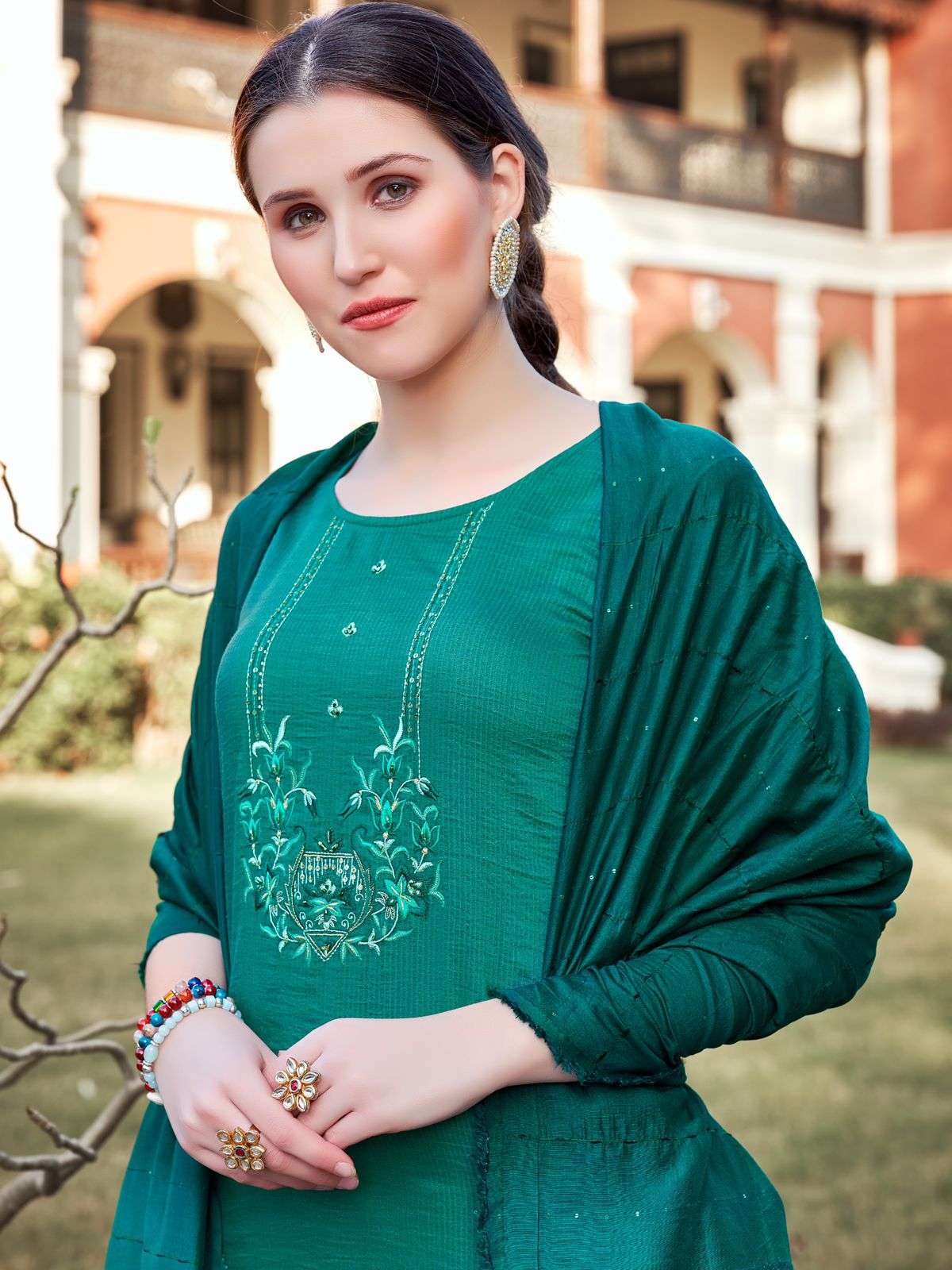 LADYVIEW LAUNCHING KURTI PANT WITH DUPATTA SET PRESENT GEET CATALOG