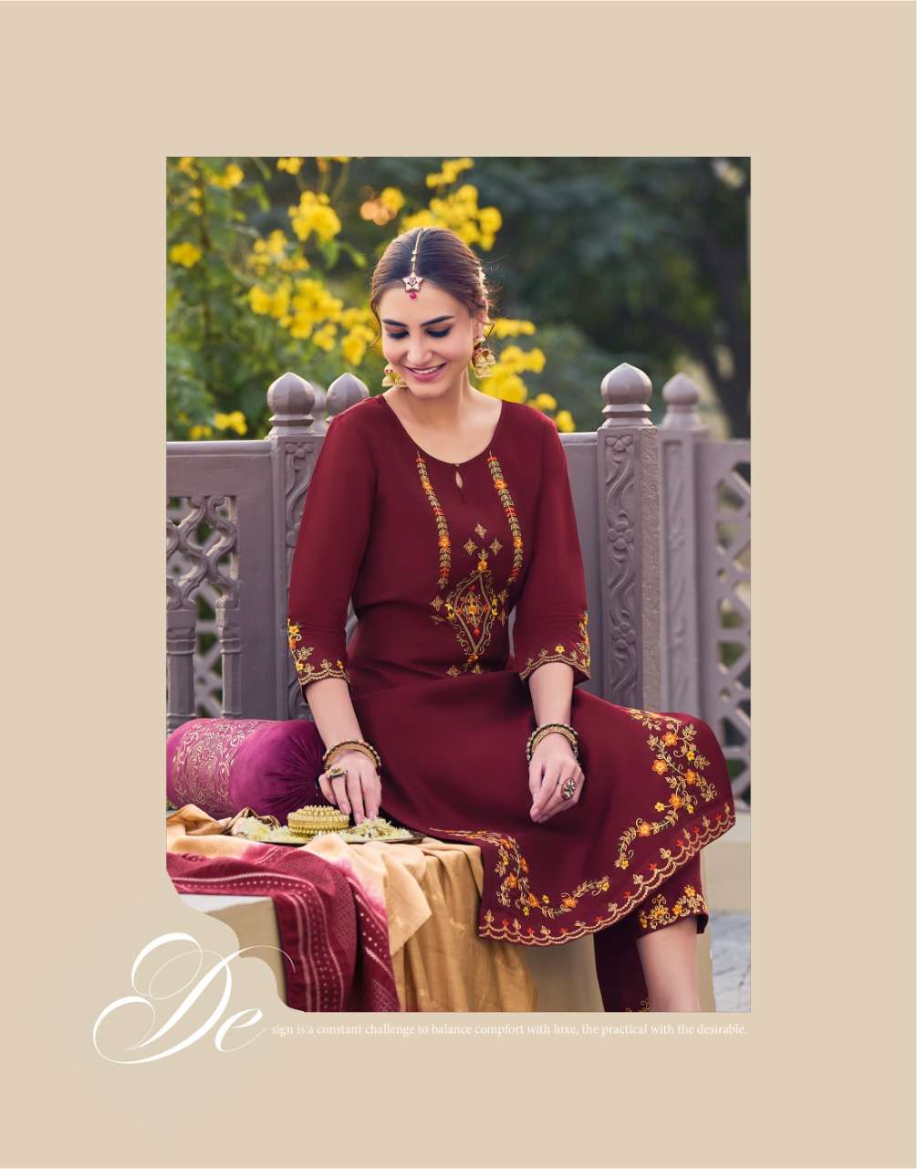 LILY & LALI PRESENT GULNAAZ 3PCS CONCEPT KURTI PANT WITH DUPATTA SET COLLECTION