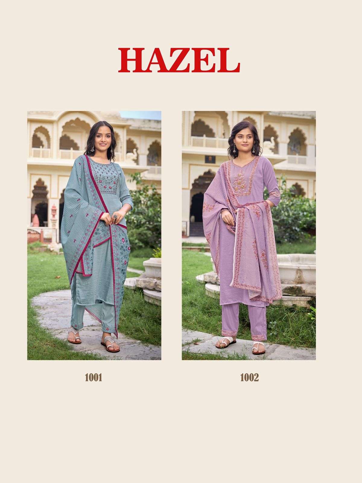 MAA CREATION BRAND KURTI PANT WITH DUPATTA CATALOG HAZEL 4PCS SET