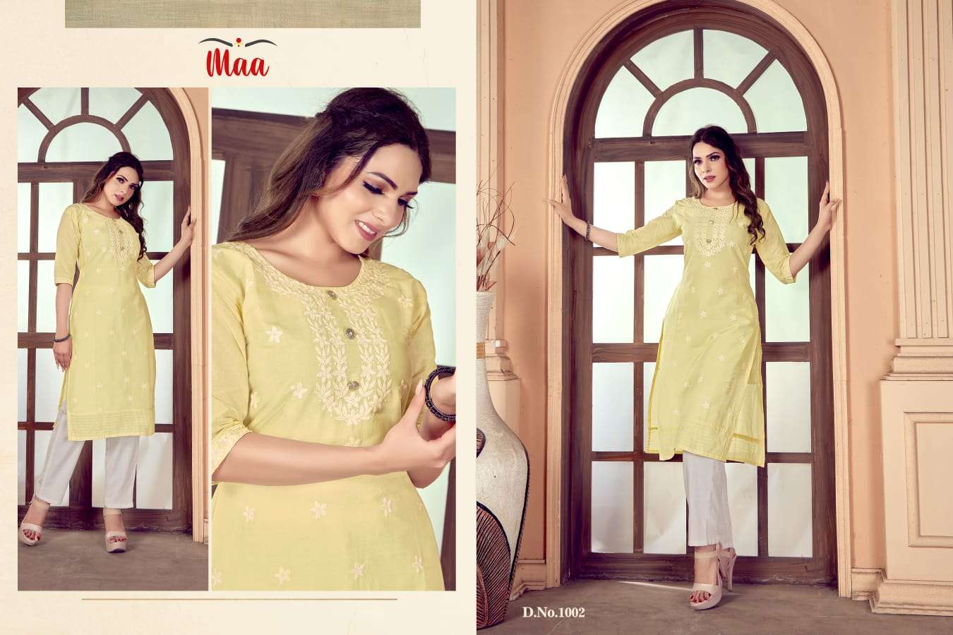 MAA CREATION PRESENT INNAYA COTTON KURTI COLLECTION