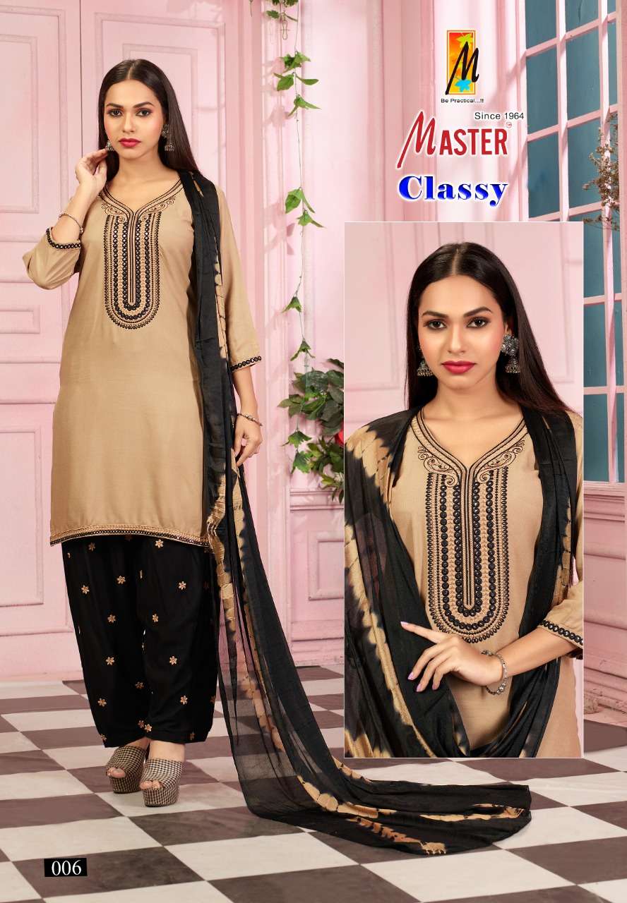 MASTER PRESENT CLASSY PATIYALA SUIT CATALOG