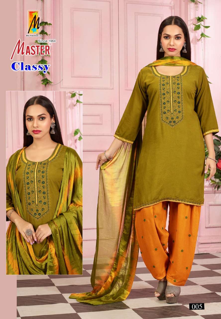 MASTER PRESENT CLASSY PATIYALA SUIT CATALOG