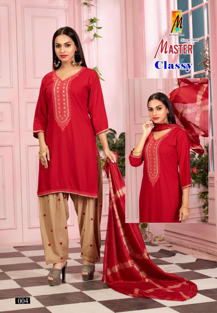 MASTER PRESENT CLASSY PATIYALA SUIT CATALOG