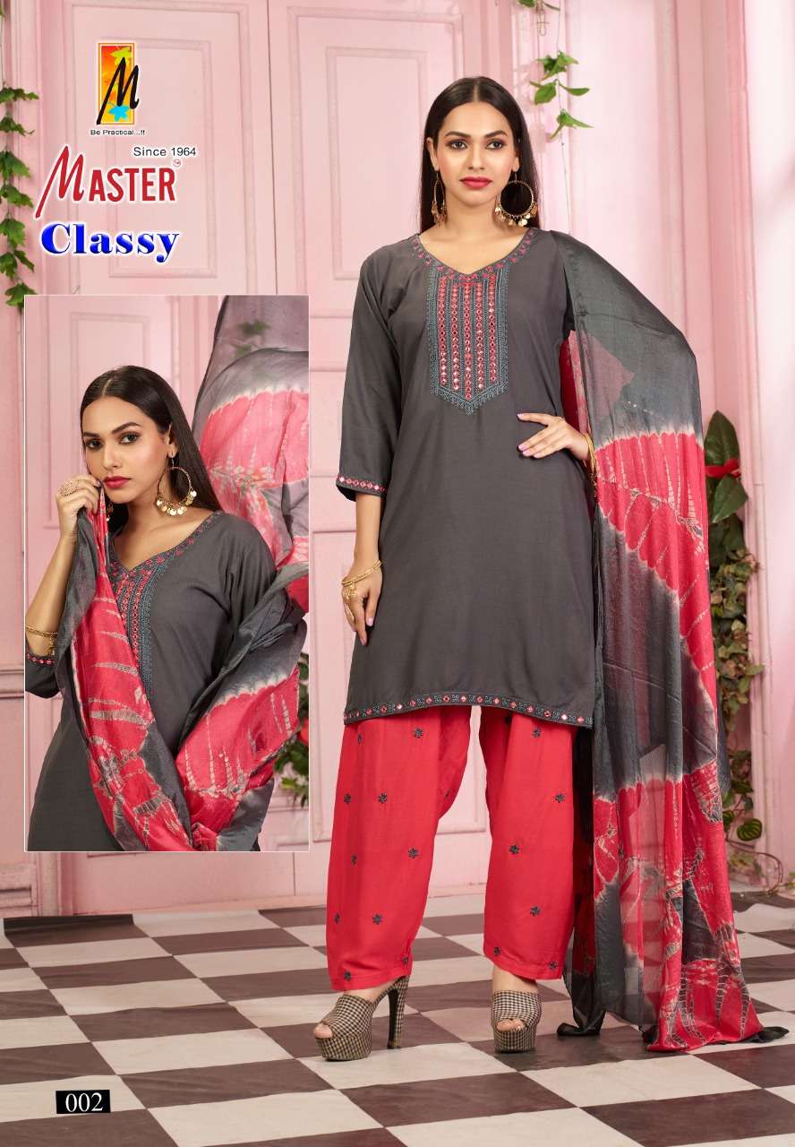 MASTER PRESENT CLASSY PATIYALA SUIT CATALOG