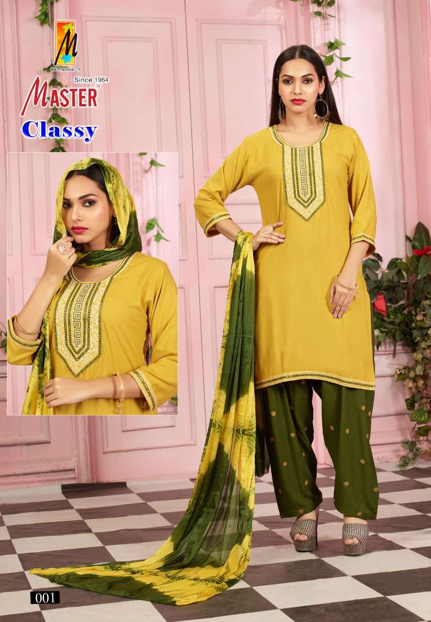 MASTER PRESENT CLASSY PATIYALA SUIT CATALOG