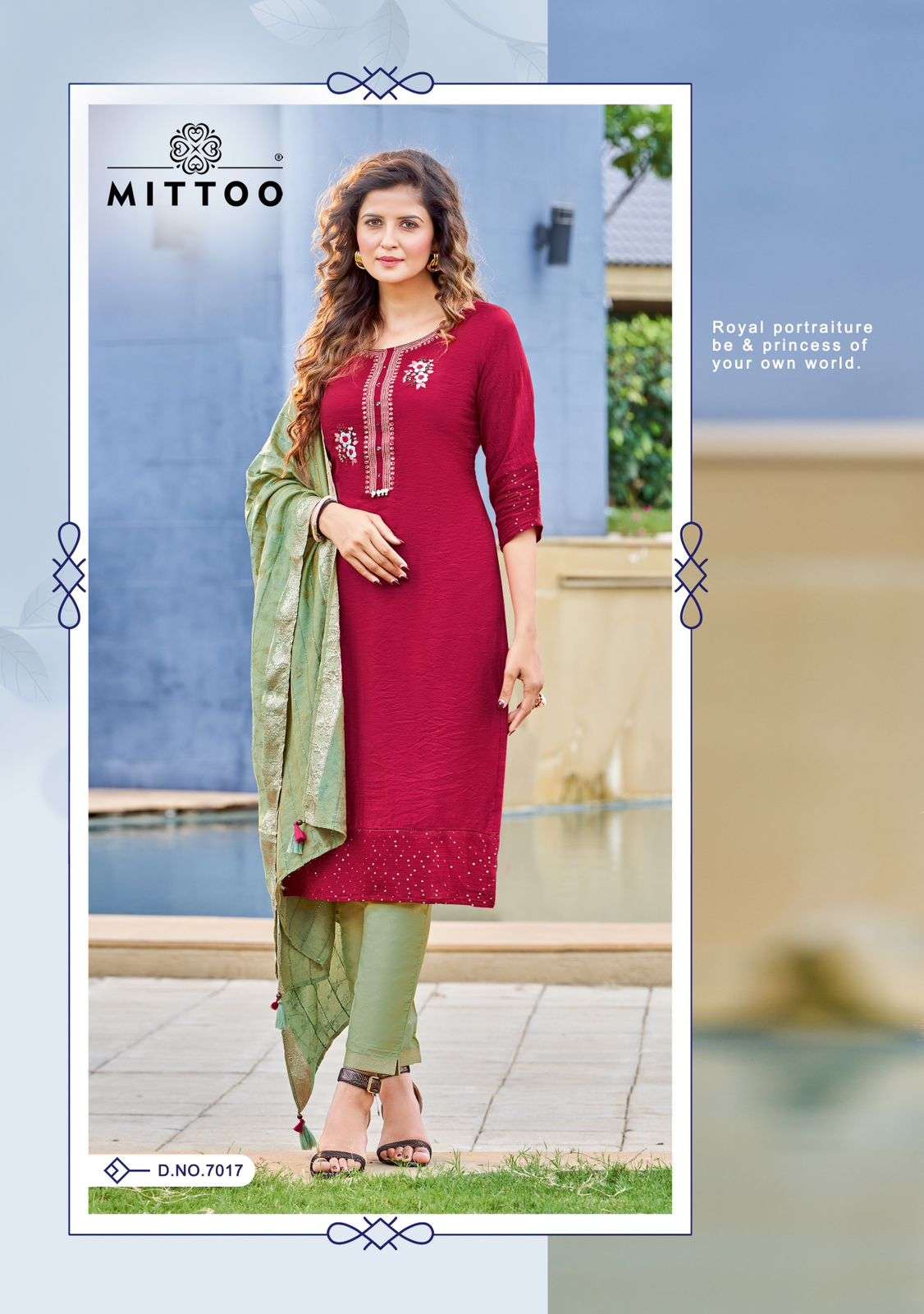 MITTOO PRESENT LIFE STYLE VOL 2 KURTI PANT WITH DUPATTA SET