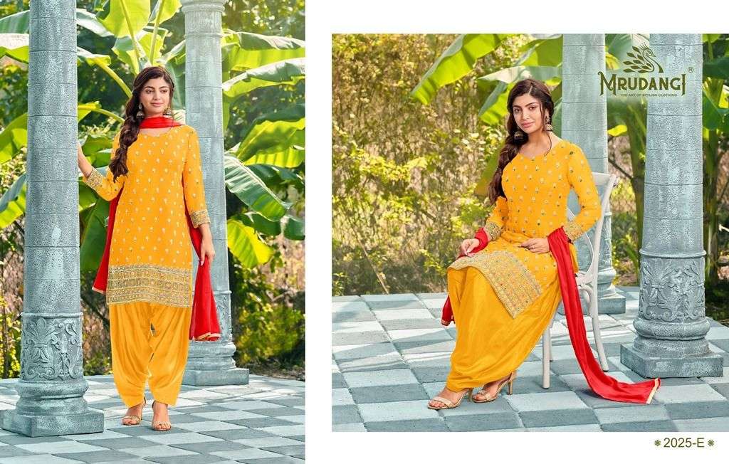 MRUDANGI PRESENT SAHELI 3PCS CONCEPT PATIYALA SUTI COLLECTION 