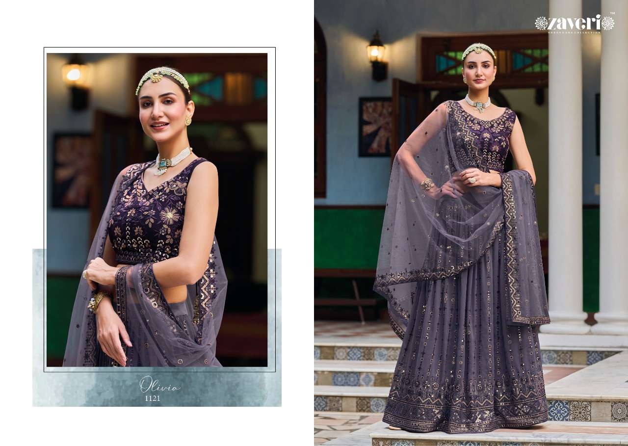 OLIVIA BY ZAVERI PRESENTING FANCY DESIGNER LEHENGA CHOLI COLLECTION