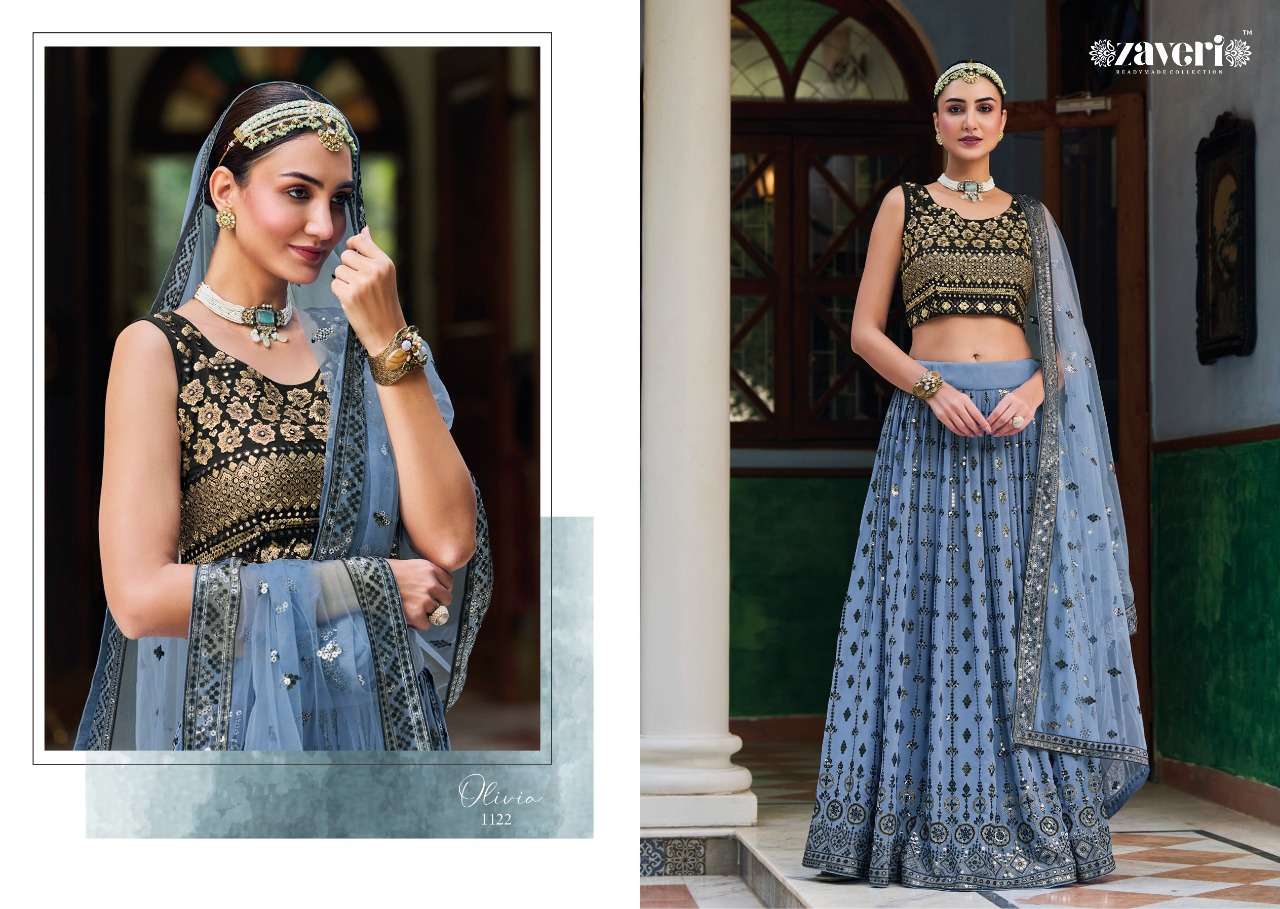 OLIVIA BY ZAVERI PRESENTING FANCY DESIGNER LEHENGA CHOLI COLLECTION