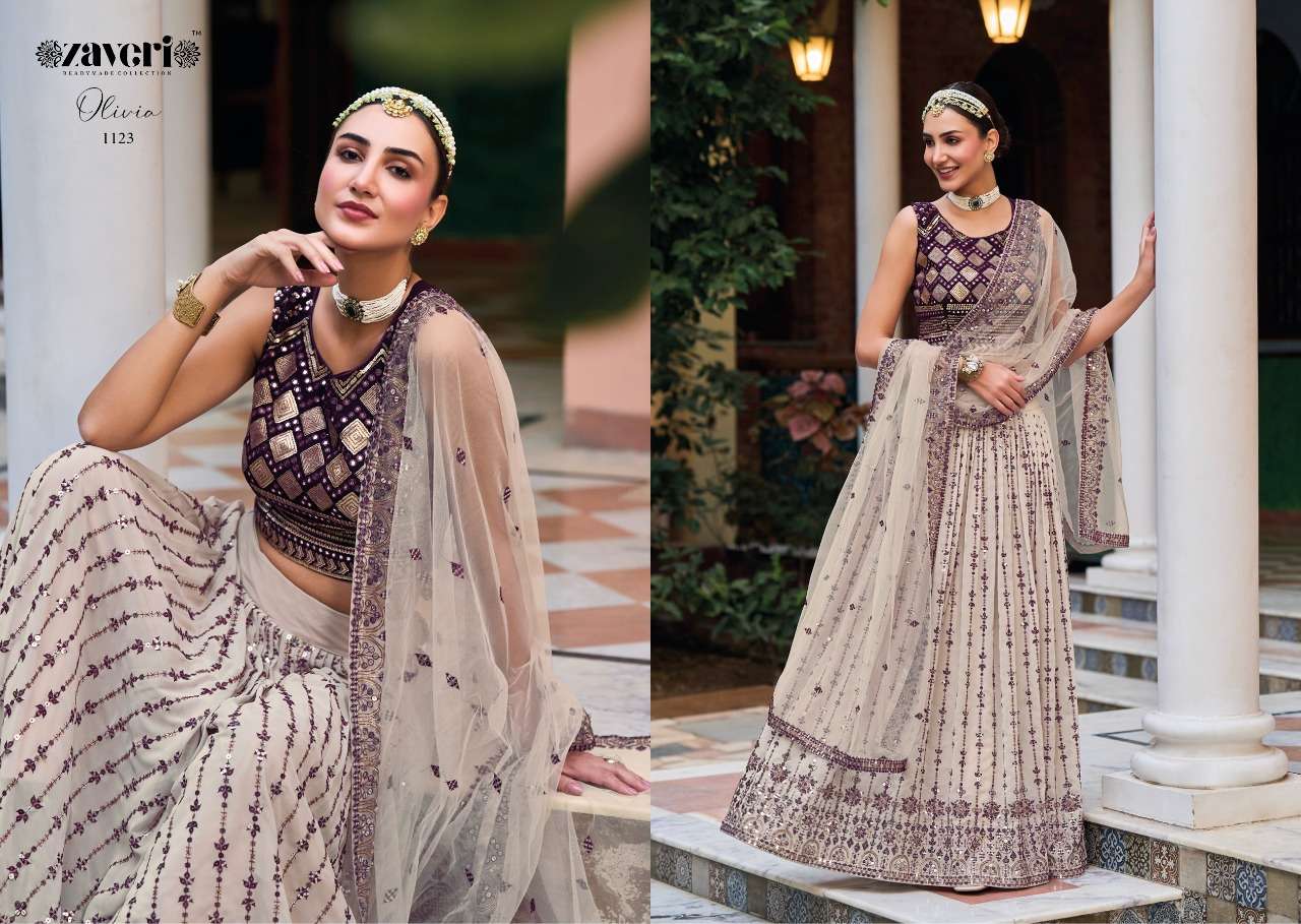 OLIVIA BY ZAVERI PRESENTING FANCY DESIGNER LEHENGA CHOLI COLLECTION