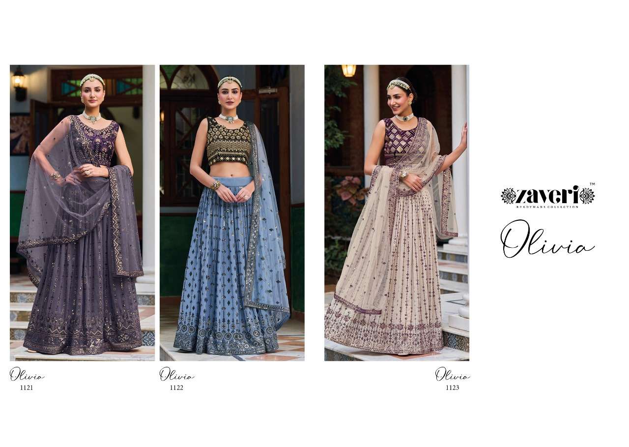 OLIVIA BY ZAVERI PRESENTING FANCY DESIGNER LEHENGA CHOLI COLLECTION