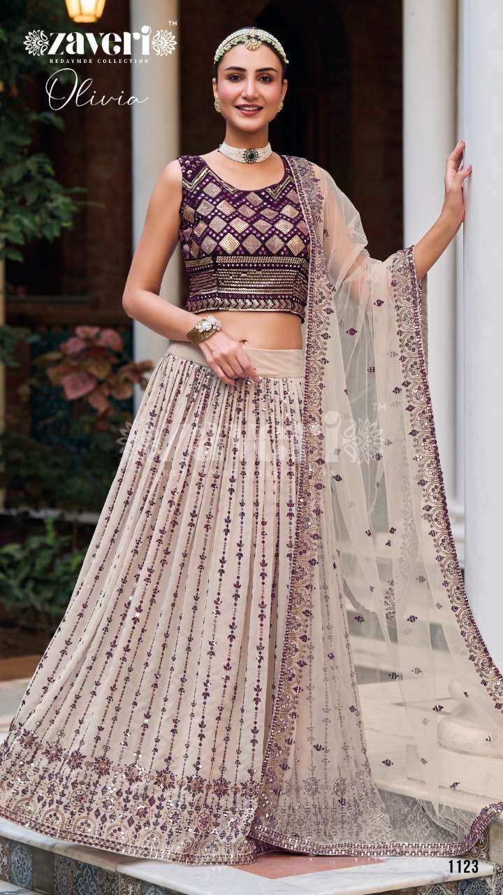 Latest Multi Colour Silk Embroidered Trendy Designer Chaniya Choli online - Designer  Lehenga Choli