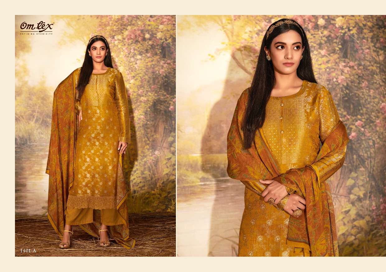 OMTEX PRESENT NAZM 3PCS CONCEPT TOP BOTTOM WITH DUPATTA SET