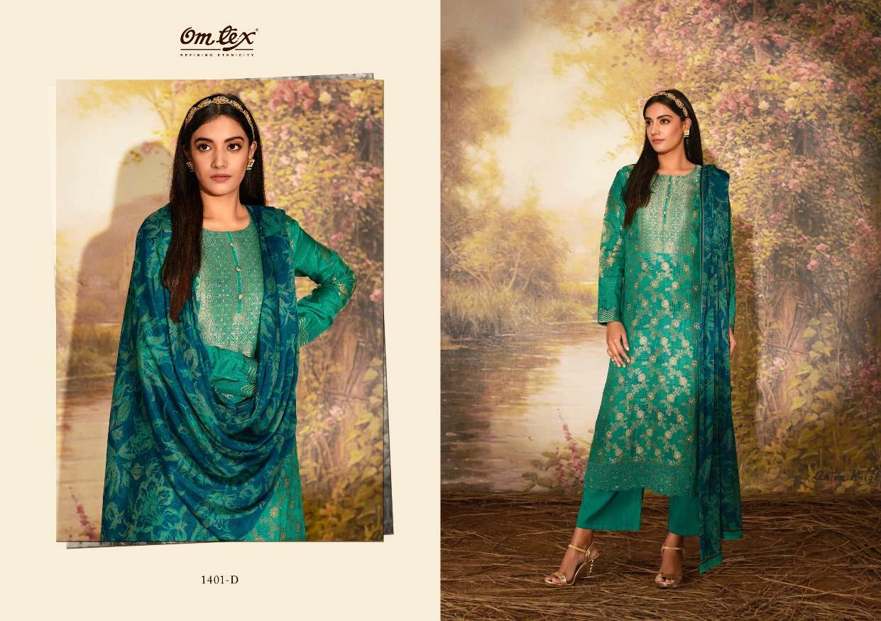 OMTEX PRESENT NAZM 3PCS CONCEPT TOP BOTTOM WITH DUPATTA SET