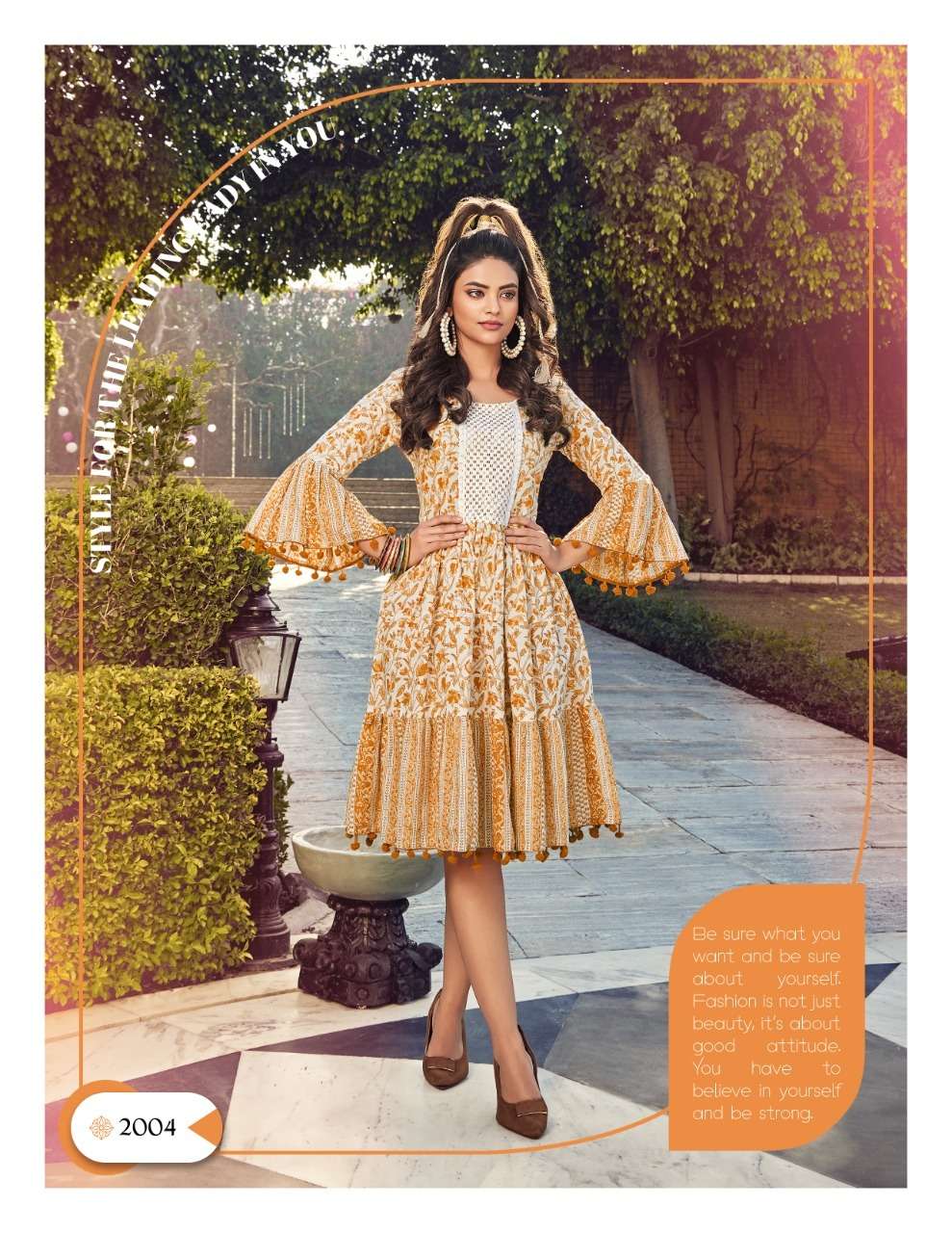 PASSION TREE PRESENT FLAIR TALK VOL 2 TUNIC STYLE SHORT TOP COLLECTION