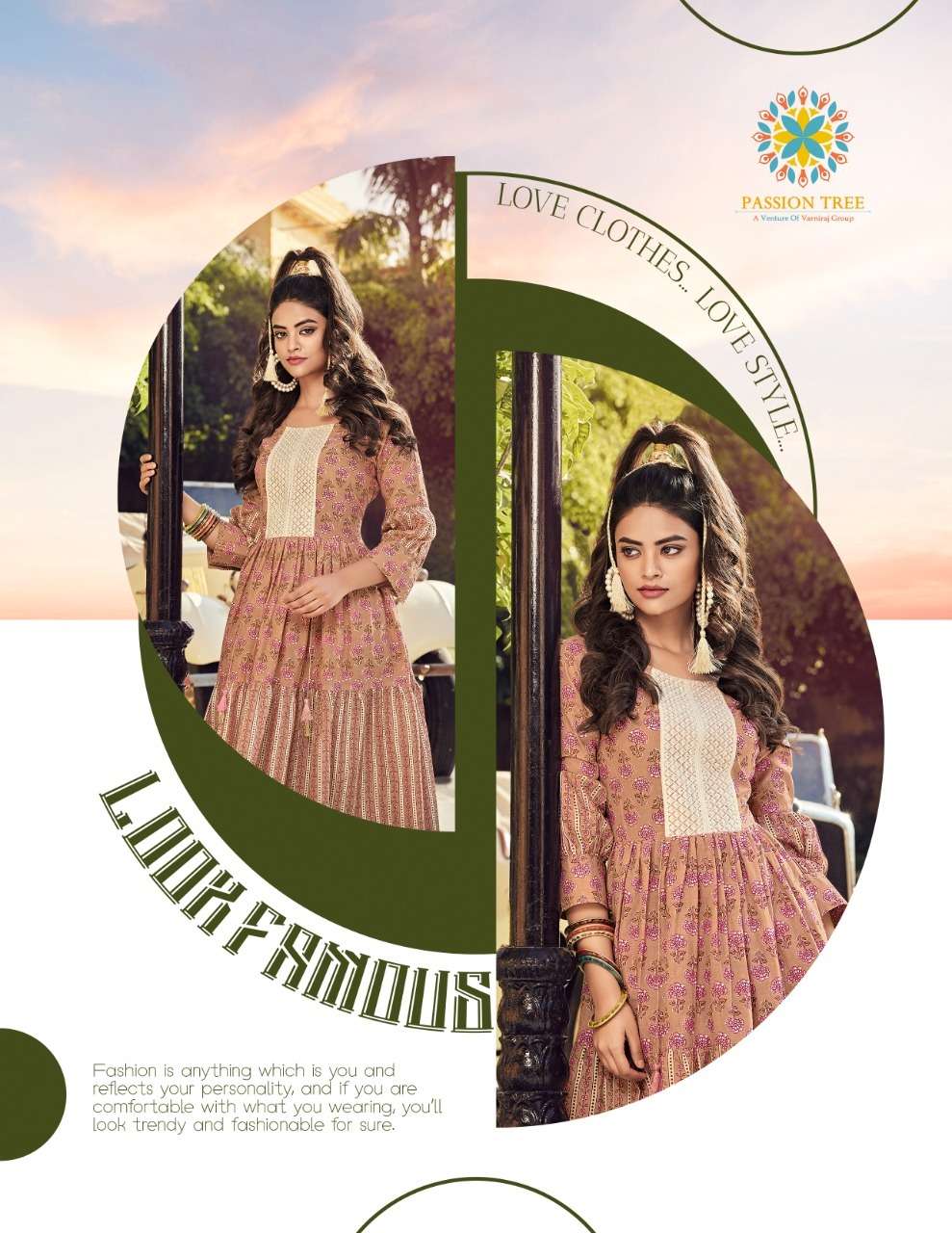 PASSION TREE PRESENT FLAIR TALK VOL 2 TUNIC STYLE SHORT TOP COLLECTION