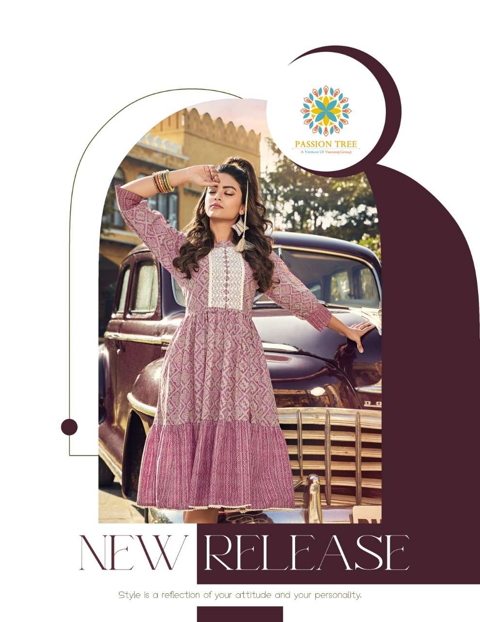 PASSION TREE PRESENT FLAIR TALK VOL 2 TUNIC STYLE SHORT TOP COLLECTION