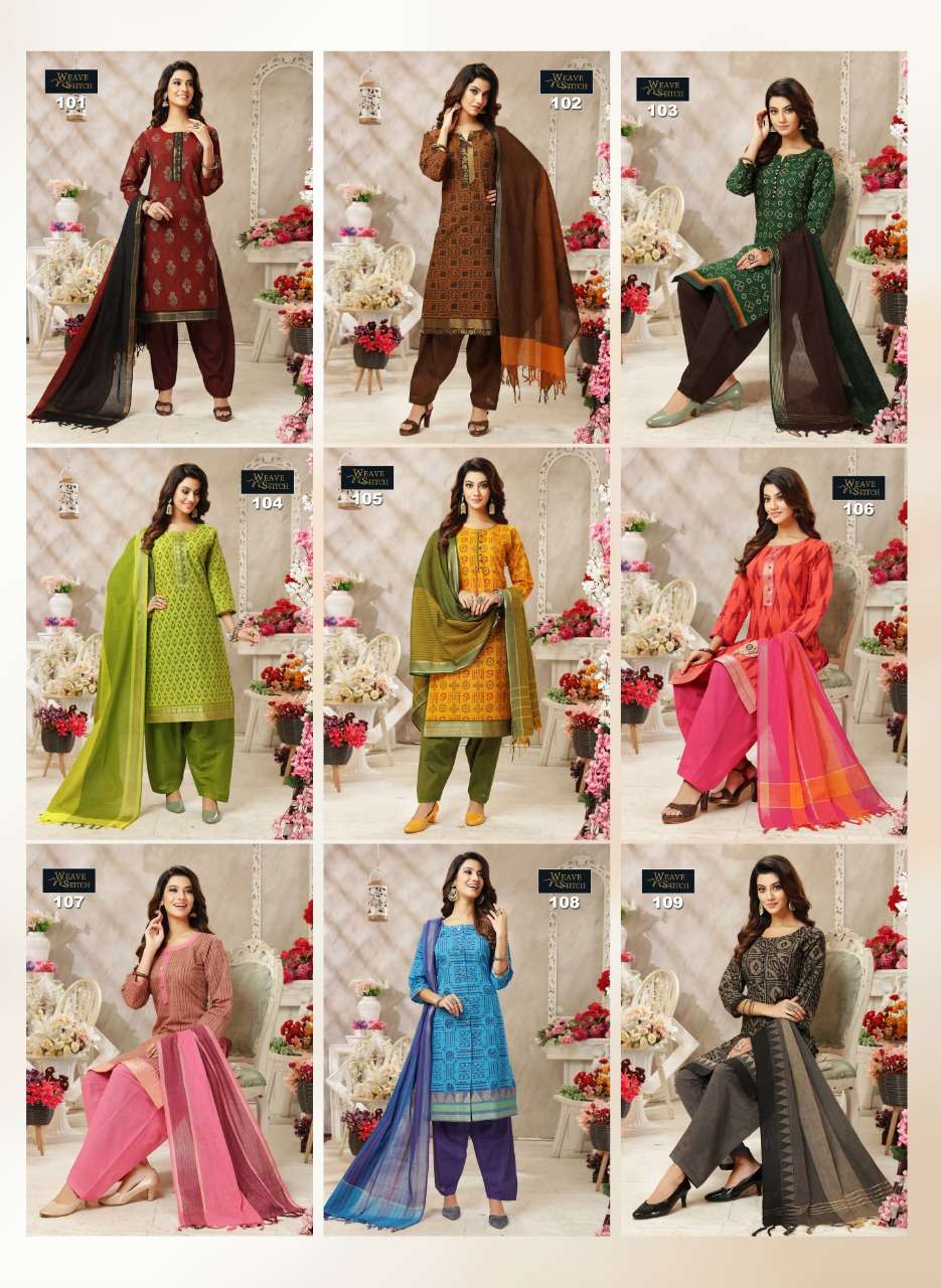 PLATINUM VOL 12 BY WEAVE N STITCH READYMADE SUIT