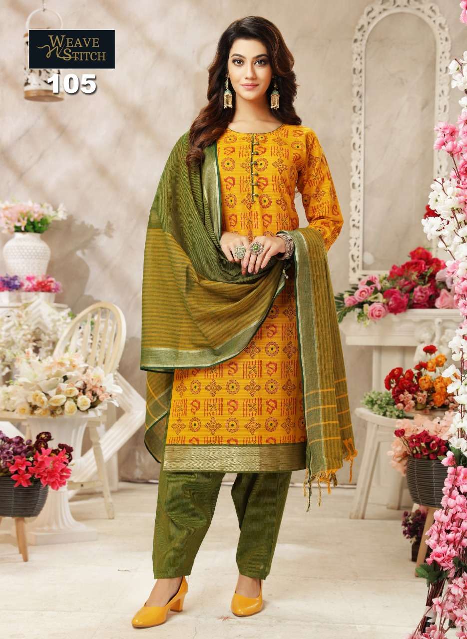 PLATINUM VOL 12 BY WEAVE N STITCH READYMADE SUIT