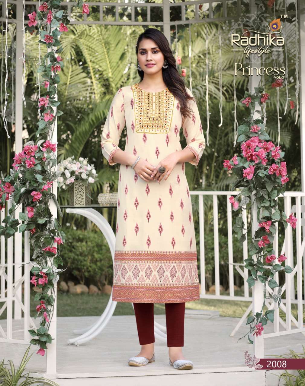 RADHIKA LIFESTYLE PRESENT PRINCESS VOL 2 CASUAL WEAR KURTI SET
