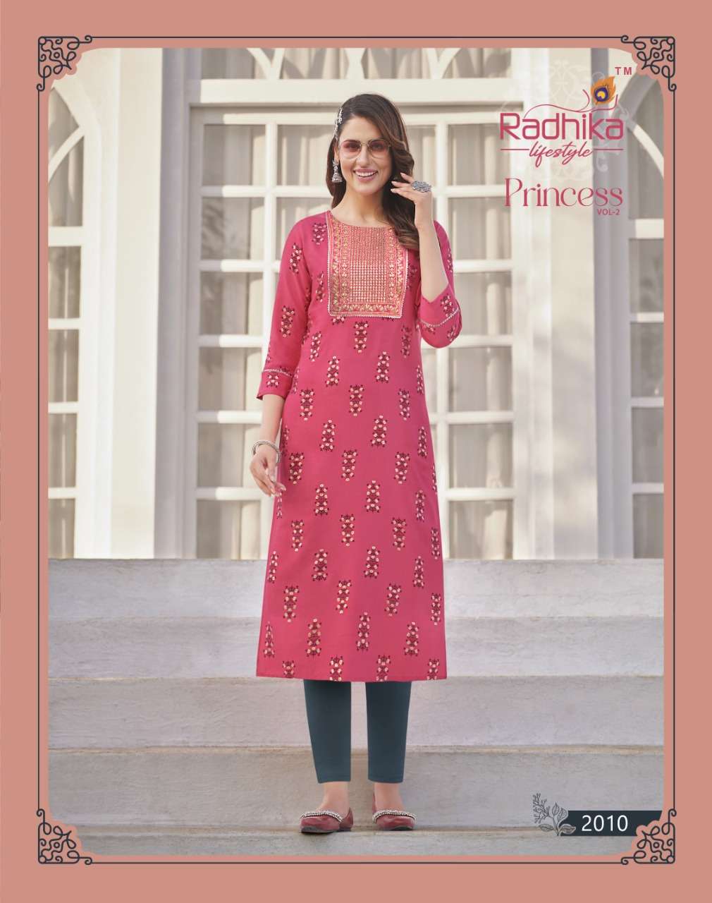 RADHIKA LIFESTYLE PRESENT PRINCESS VOL 2 CASUAL WEAR KURTI SET