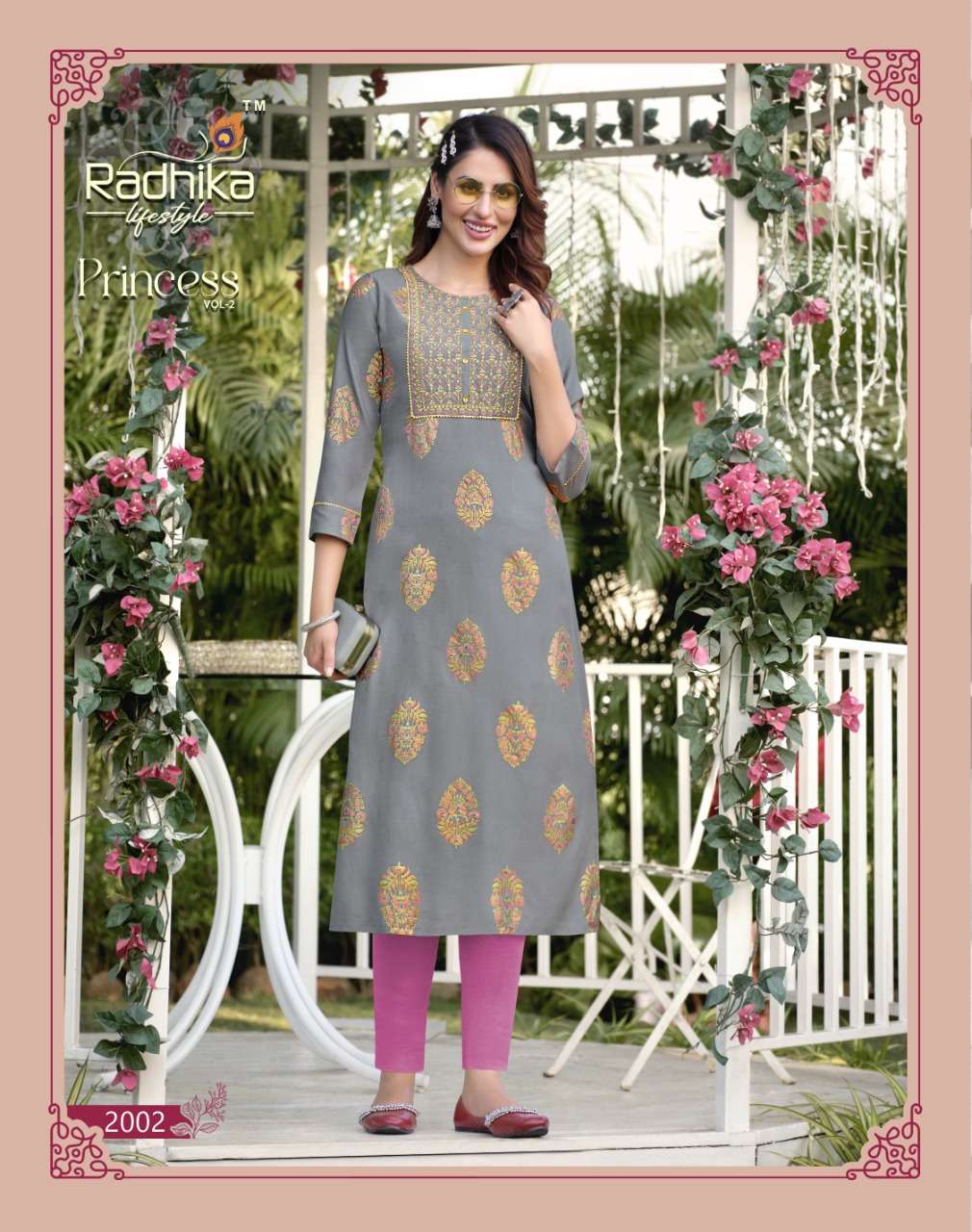 RADHIKA LIFESTYLE PRESENT PRINCESS VOL 2 CASUAL WEAR KURTI SET
