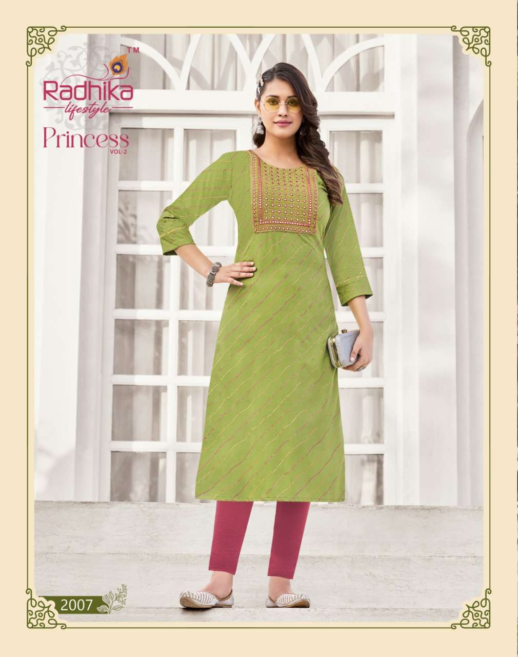 RADHIKA LIFESTYLE PRESENT PRINCESS VOL 2 CASUAL WEAR KURTI SET