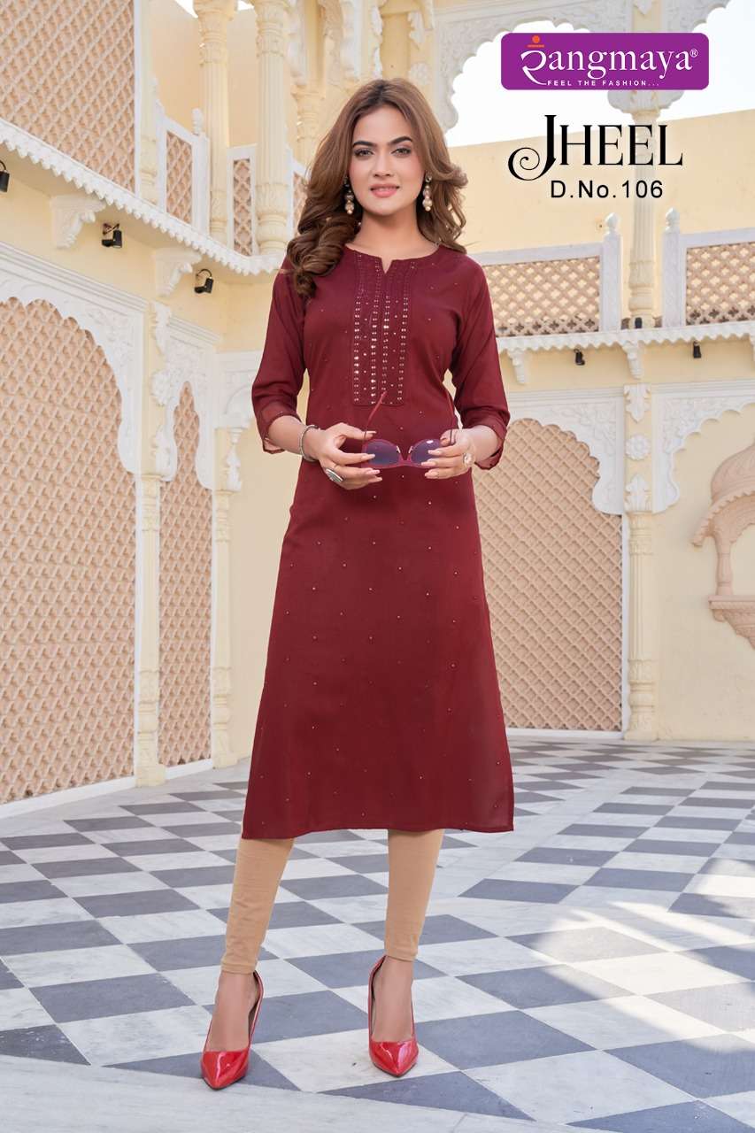 RANGMAYA PRESENT JHEEL CASUAL WEAR KURTI SET