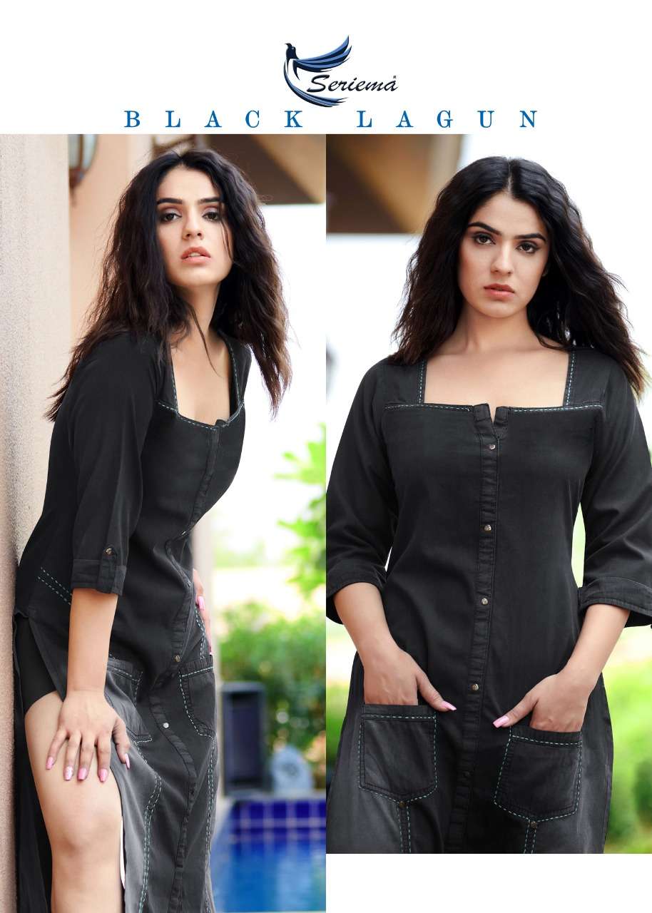 SERIEMA LAUNCHES KUMB CAPTURE VOL -3 1089 SERIES DENIM KURTI