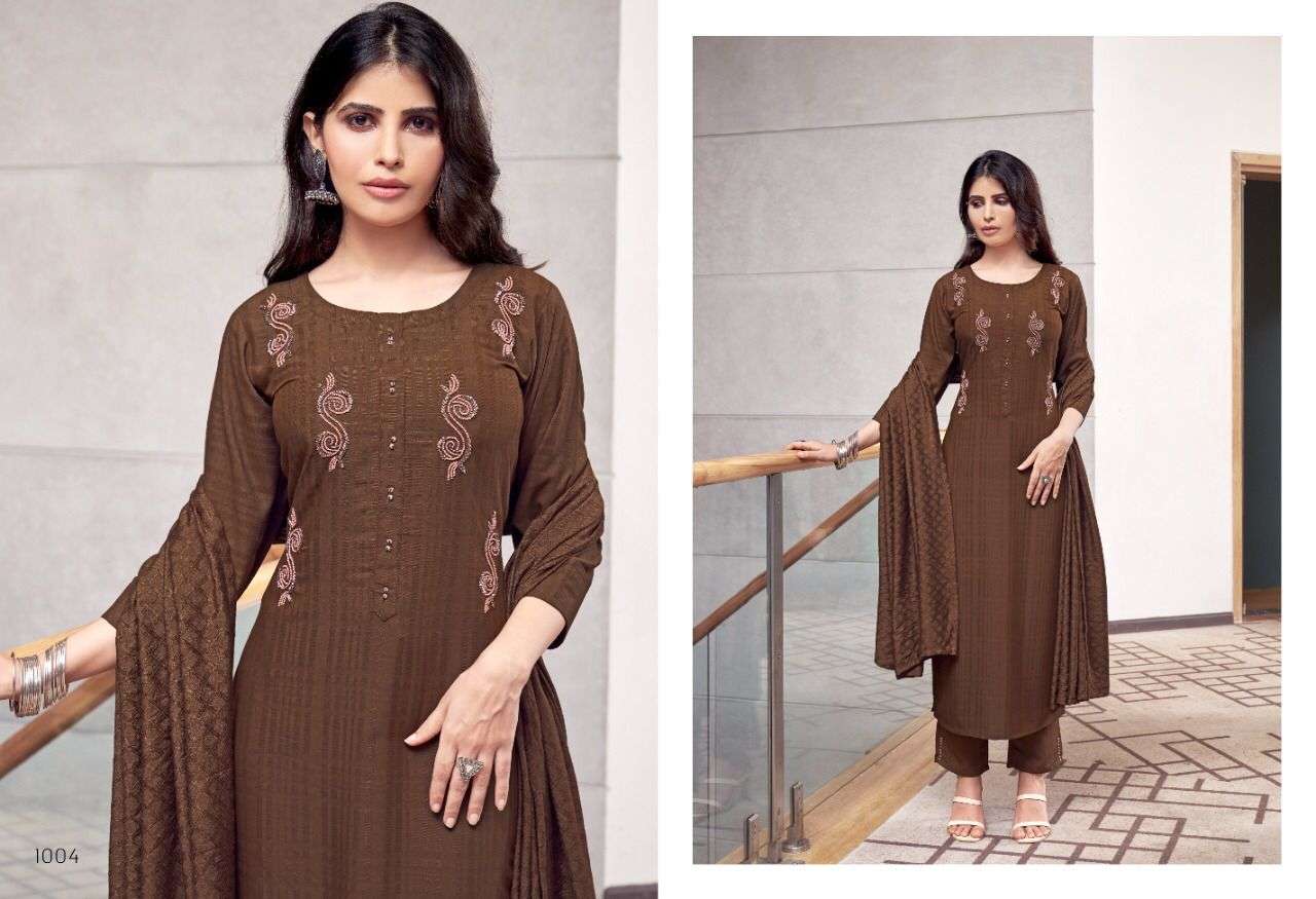SWEETY FASHION PRESENT ENTRY RAYON KURTI PANT WITH DUPATTA SET COLLECTION
