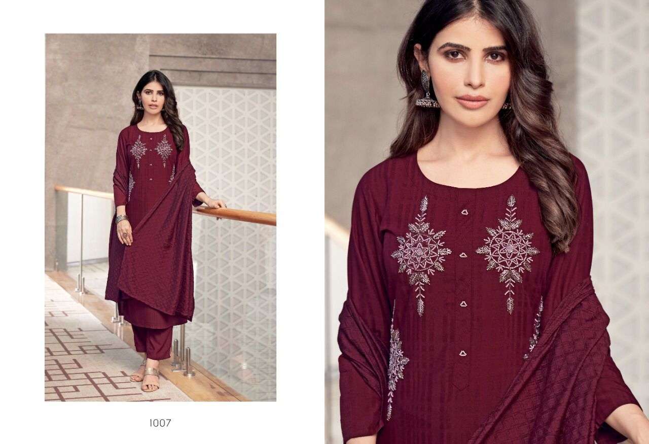 SWEETY FASHION PRESENT ENTRY RAYON KURTI PANT WITH DUPATTA SET COLLECTION