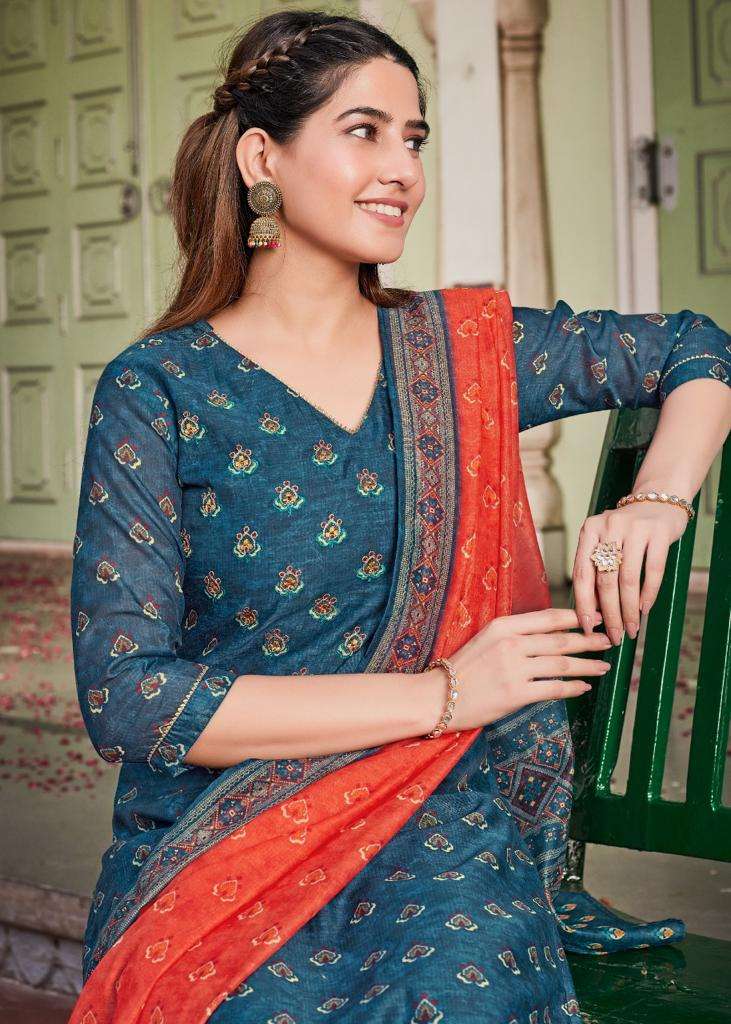 SYASII PRESENT HANDICRAFT VOL 1 KURTI PANT WITH DUPATTA SET COLLECTION