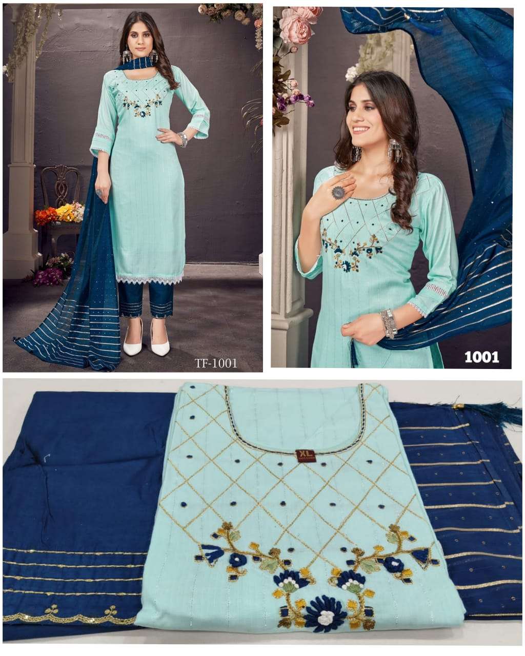 TEXOFAB PRESENT LOOK ME VOL 1 D.NO. 1001 3PCS CONCEPT SET