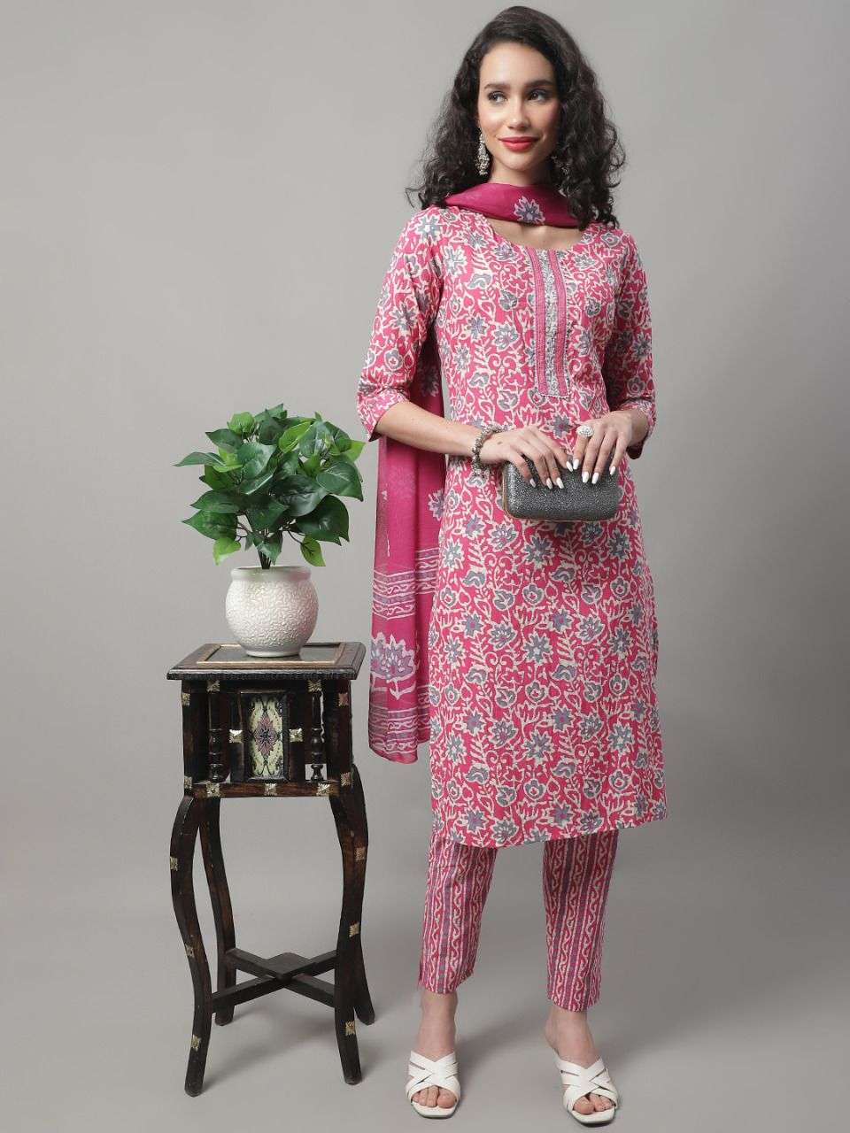 TEXOFAB PRESENT SL RUHANI JAIPURI COTTON DESIGNER KURTI COLLECTION