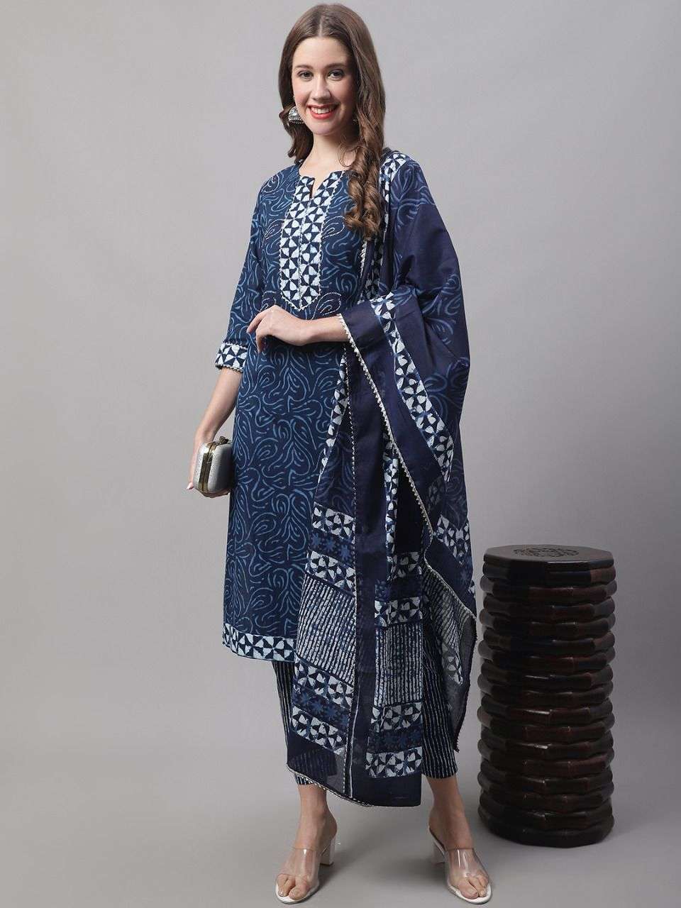 TEXOFAB PRESENT SL RUHANI JAIPURI COTTON DESIGNER KURTI COLLECTION