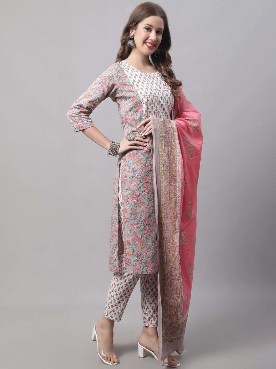 TEXOFAB PRESENT SL RUHANI JAIPURI COTTON DESIGNER KURTI COLLECTION