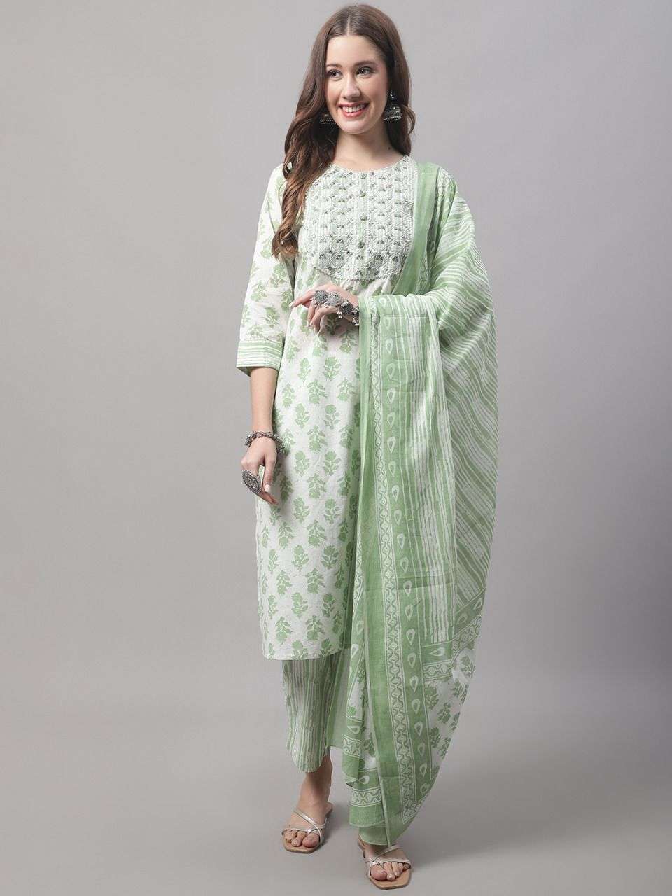 TEXOFAB PRESENT SL RUHANI JAIPURI COTTON DESIGNER KURTI COLLECTION