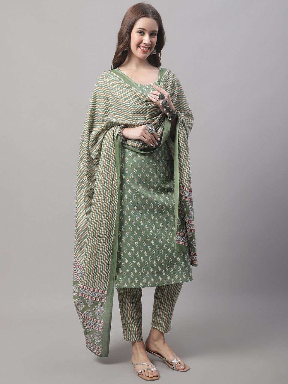 TEXOFAB PRESENT SL RUHANI JAIPURI COTTON DESIGNER KURTI COLLECTION