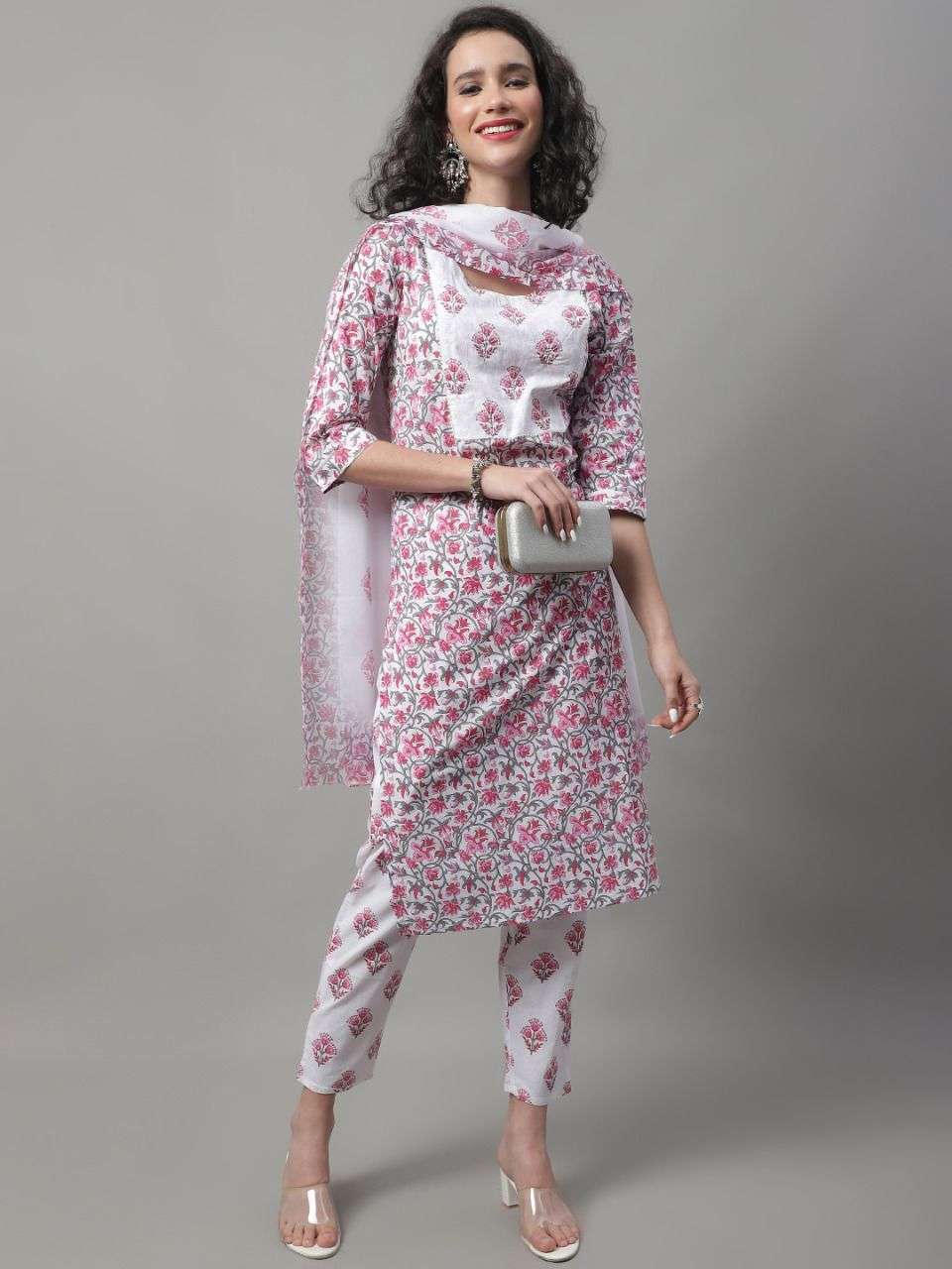 Beautiful Cotton Long Kurti for Women -FOF001KW – www.soosi.co.in