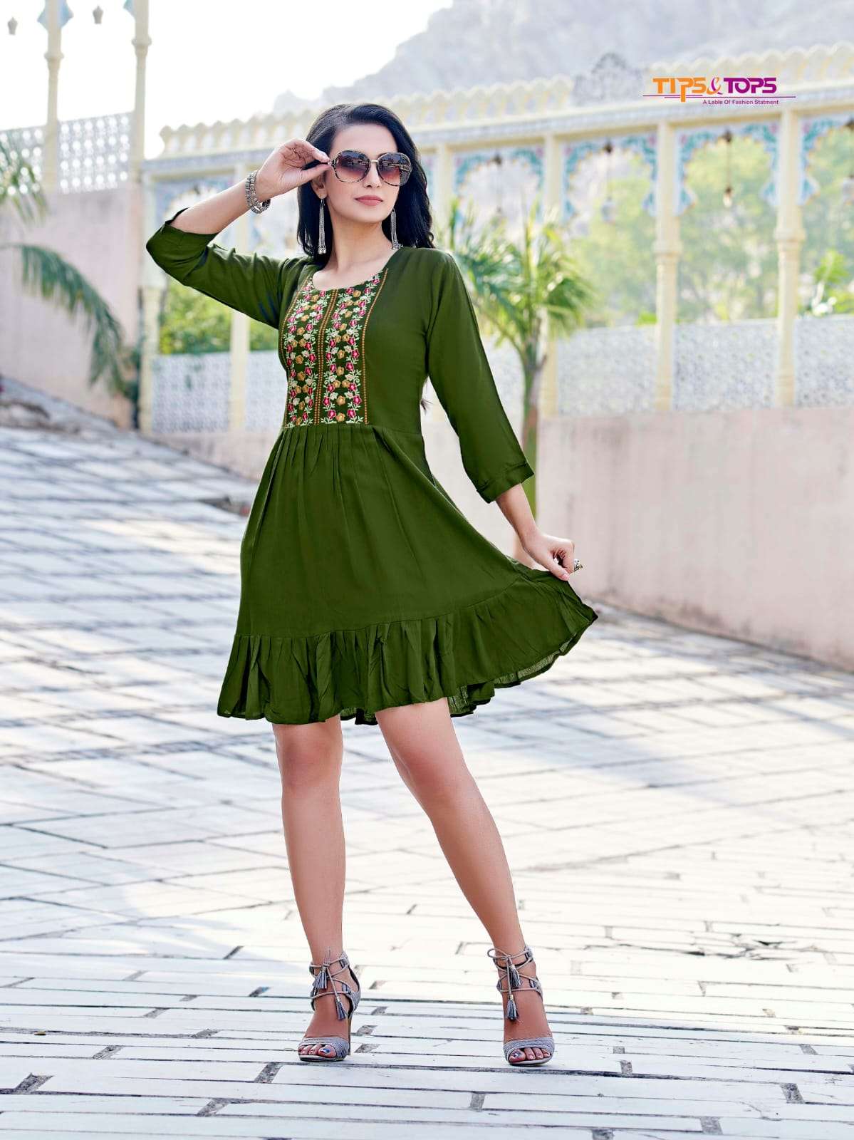   TIPS & TOPS FANCY SHORTIES KURTI 
