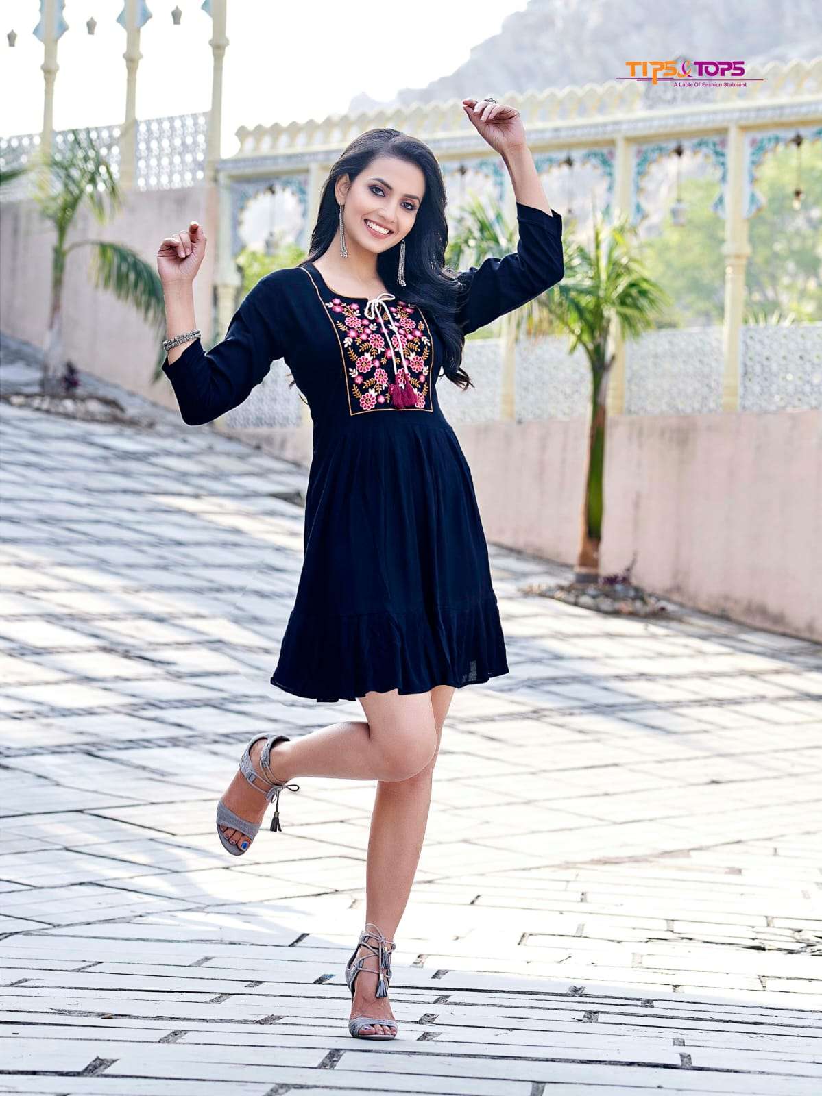   TIPS & TOPS FANCY SHORTIES KURTI 
