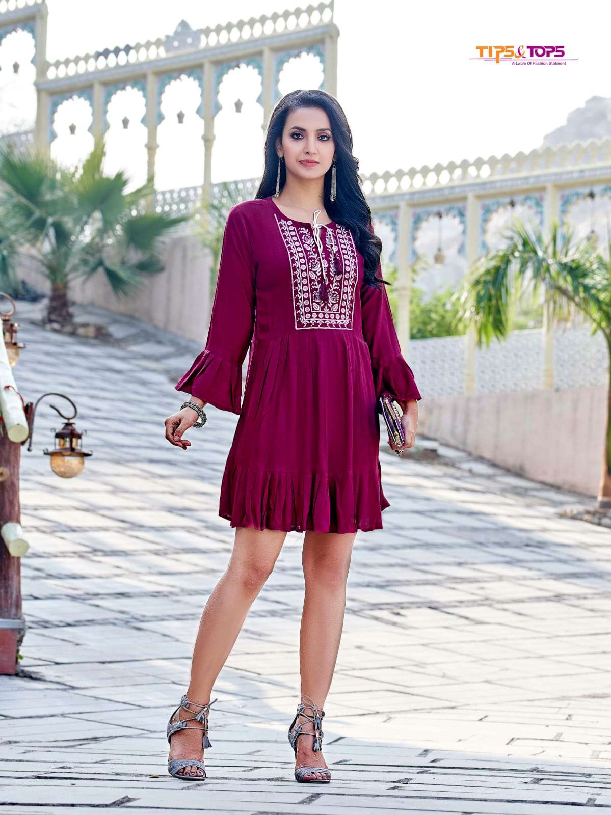   TIPS & TOPS FANCY SHORTIES KURTI 