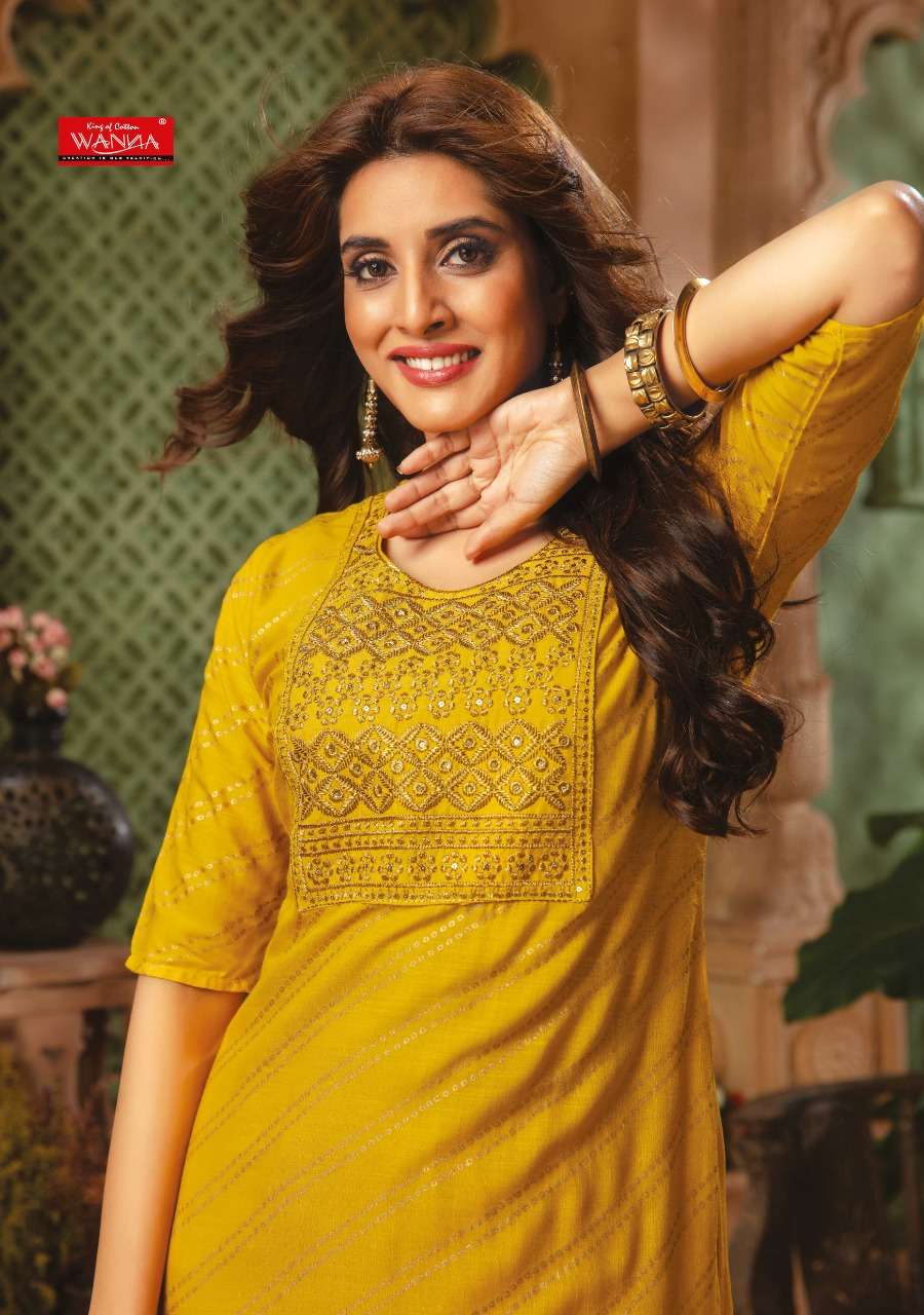 WANNA LOOKS PRESENT HIRAL VOL 5 FANCY DESIGNER KURTI 