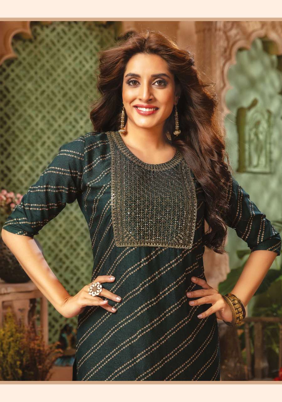 WANNA LOOKS PRESENT HIRAL VOL 5 FANCY DESIGNER KURTI 